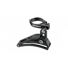 SEAT TUBE CLAMP CHAIN GUIDE. With 34.9 adapter to 31.8 Material: AL6061-T6 Chain guard Spec: 34.9mm Color: S.B Black/Black Weight: 80g by Fouriers