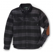 Cedar Mill Cotton Flannel Shirt Black Plaid